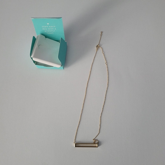 Origami owl  New Gold Birthstone Bar necklace. - Picture 4 of 8